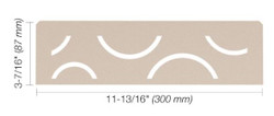 Schluter Shelf-N Niche Curve Cream SNS1 D6 TSC